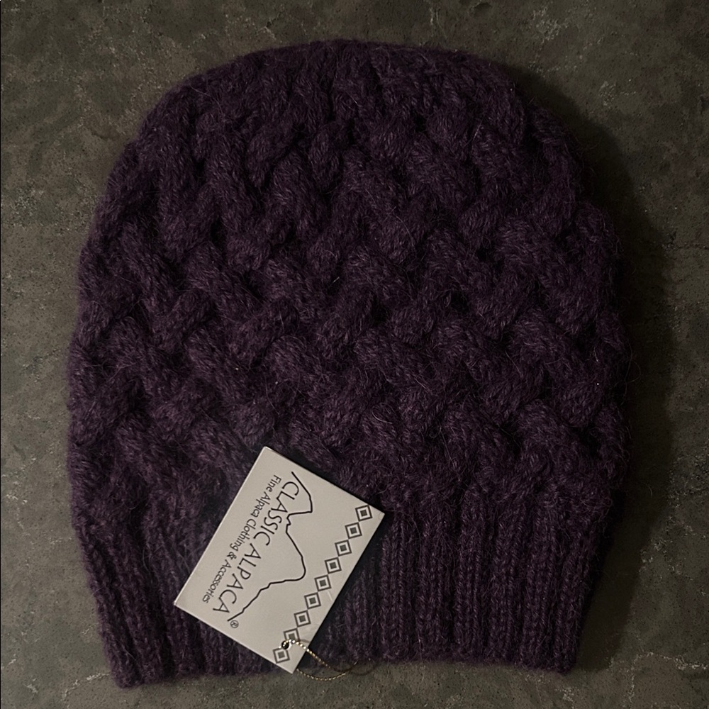 Purple Knit Beanie